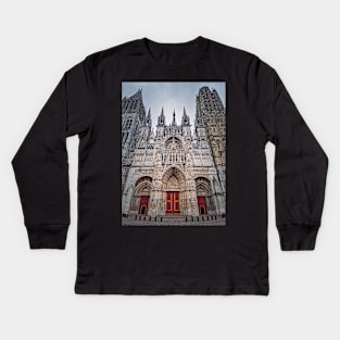 Notre Dame de Rouen Kids Long Sleeve T-Shirt